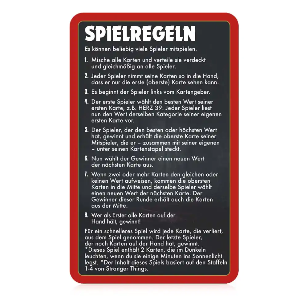Stranger Things igra s kartami Top Trumps Collectables *nemška različica* fotografija izdelka