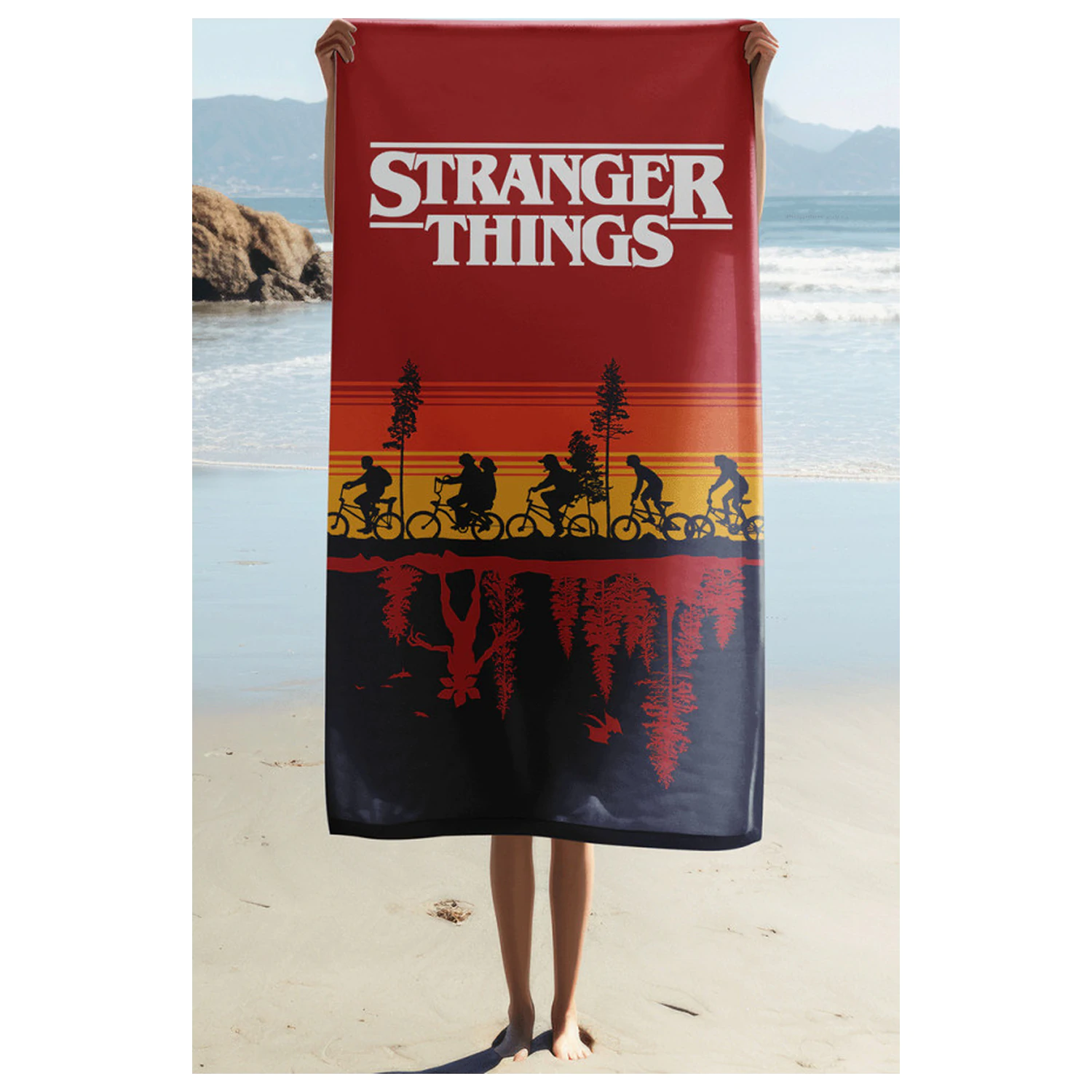 Stranger Things Upside Down brisača fotografija izdelka