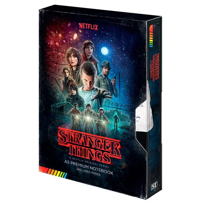 Stranger Things Premium Zvezek A5 VHS (S1) fotografija izdelka