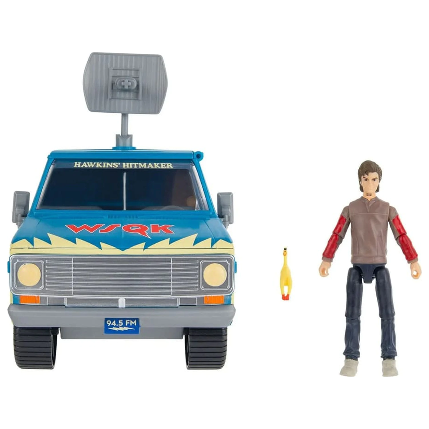 Stranger Things World Of Figure & Vehicle vozilo z akcijsko figuro The Squawk van Playset s Stevom fotografija izdelka