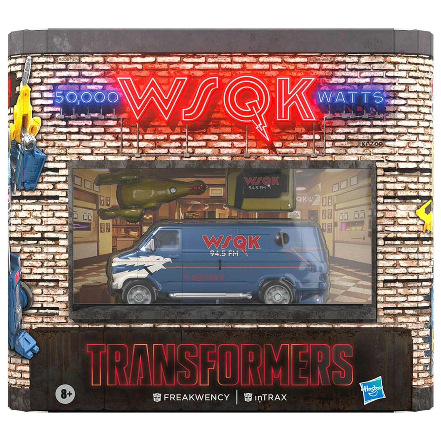 Stranger Things x Transformers akcijski figuri 2-paket Freakwency & 8-Trax 15 cm fotografija izdelka