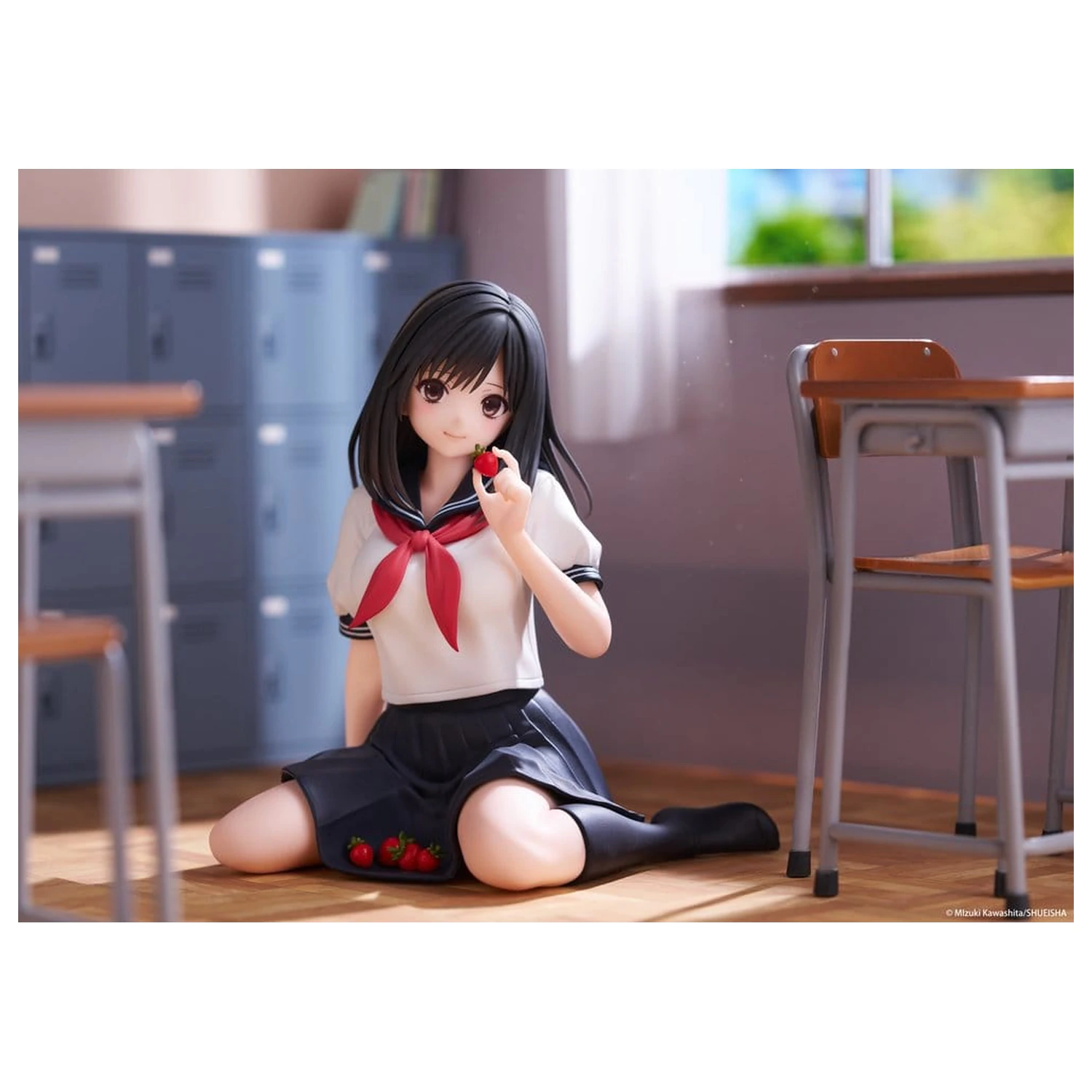 Strawberry 100% Namizna ljubka PVC figurica Aya Tojo (School uniform Ver.) 13 cm fotografija izdelka