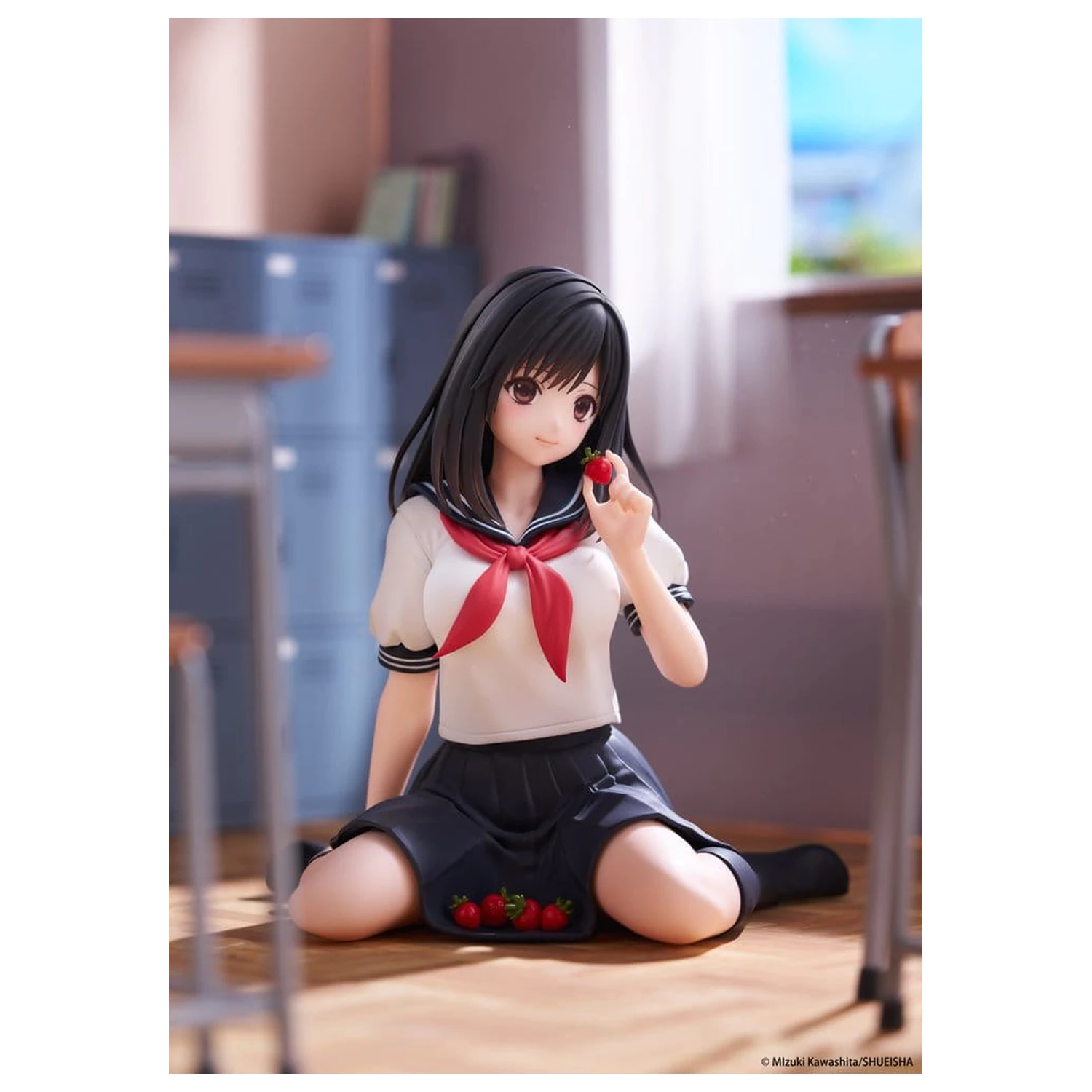 Strawberry 100% Namizna ljubka PVC figurica Aya Tojo (School uniform Ver.) 13 cm fotografija izdelka