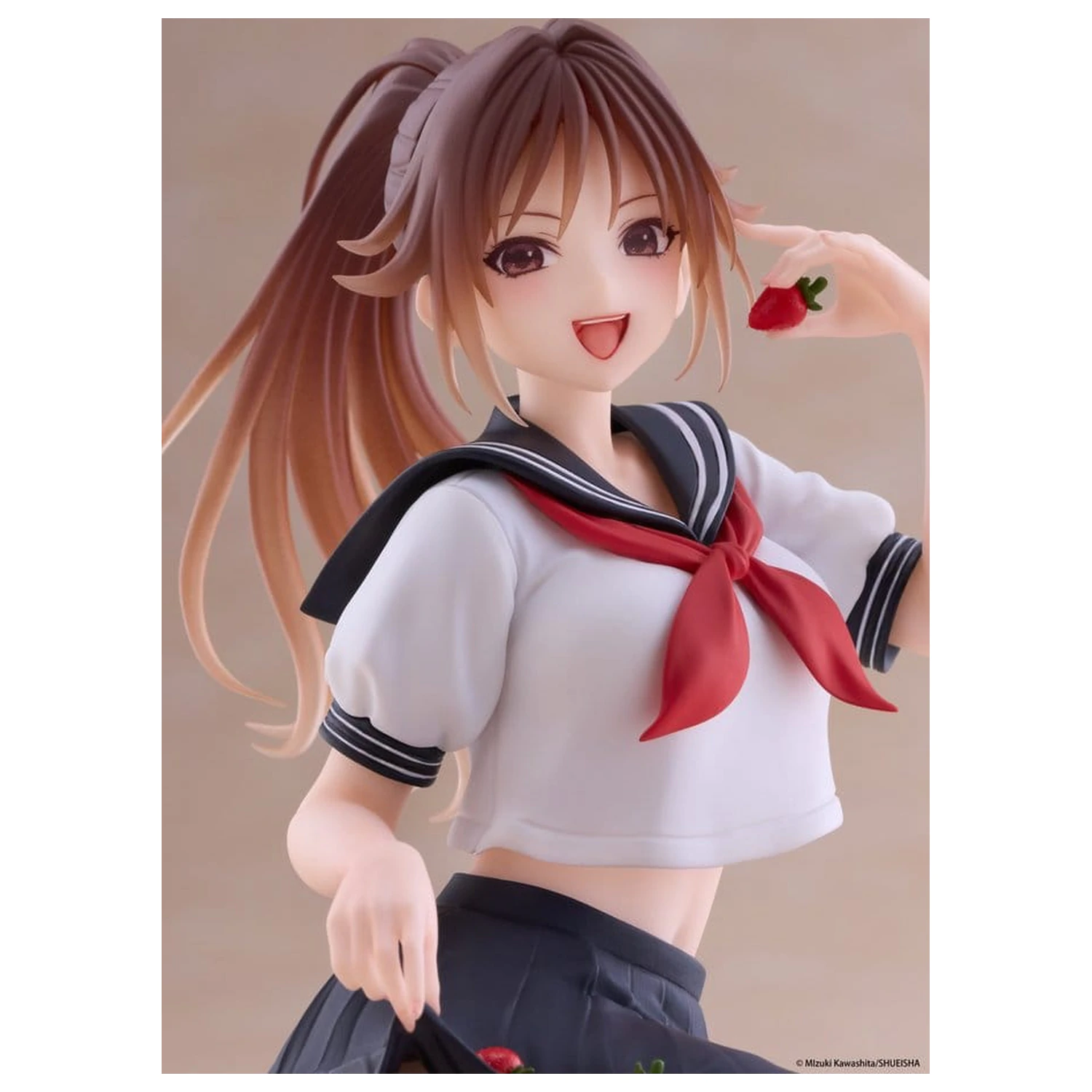 Strawberry 100% Namizna prikupna PVC figura Satsuki Kitaoji (School uniform Ver.) 18 cm fotografija izdelka