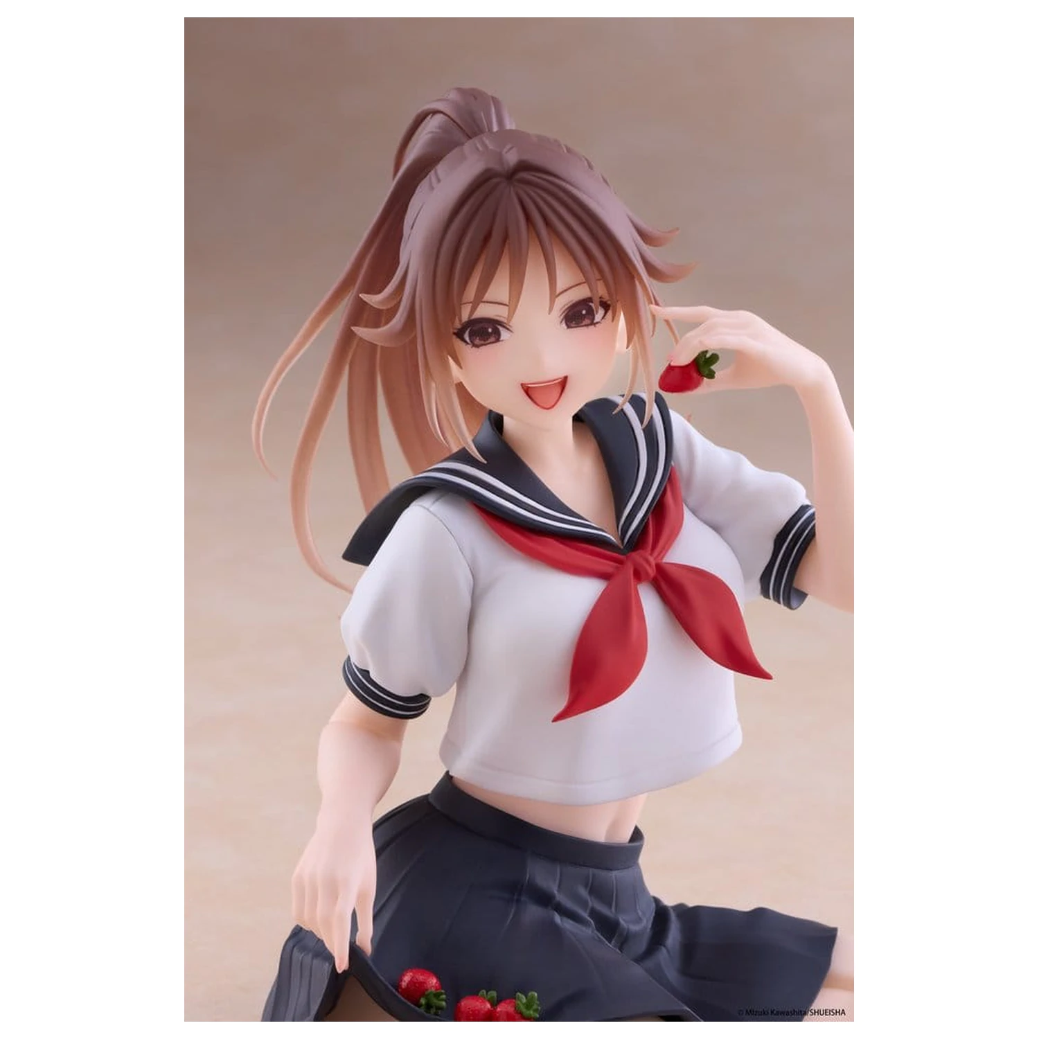 Strawberry 100% Namizna prikupna PVC figura Satsuki Kitaoji (School uniform Ver.) 18 cm fotografija izdelka