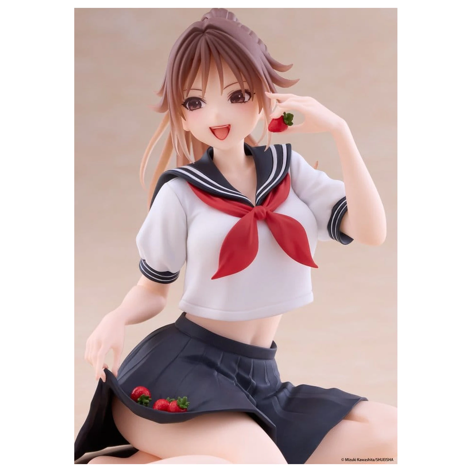 Strawberry 100% Namizna prikupna PVC figura Satsuki Kitaoji (School uniform Ver.) 18 cm fotografija izdelka