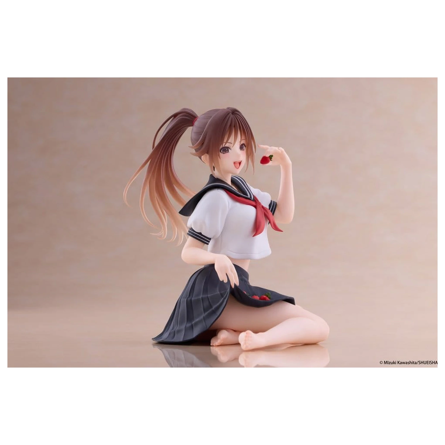 Strawberry 100% Namizna prikupna PVC figura Satsuki Kitaoji (School uniform Ver.) 18 cm fotografija izdelka