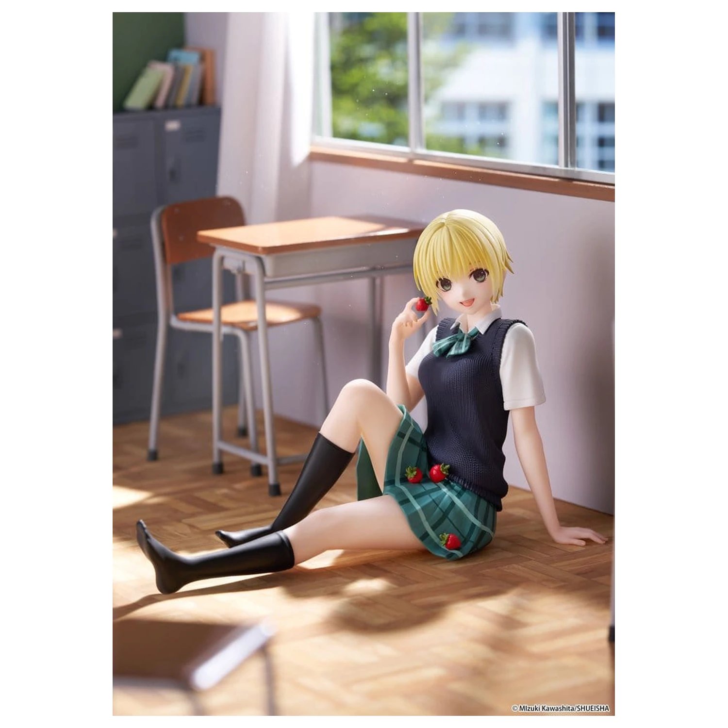 Strawberry 100% Namizna ljubka PVC figura Tsukasa Nishino (šolska uniforma Ver.) 13 cm fotografija izdelka