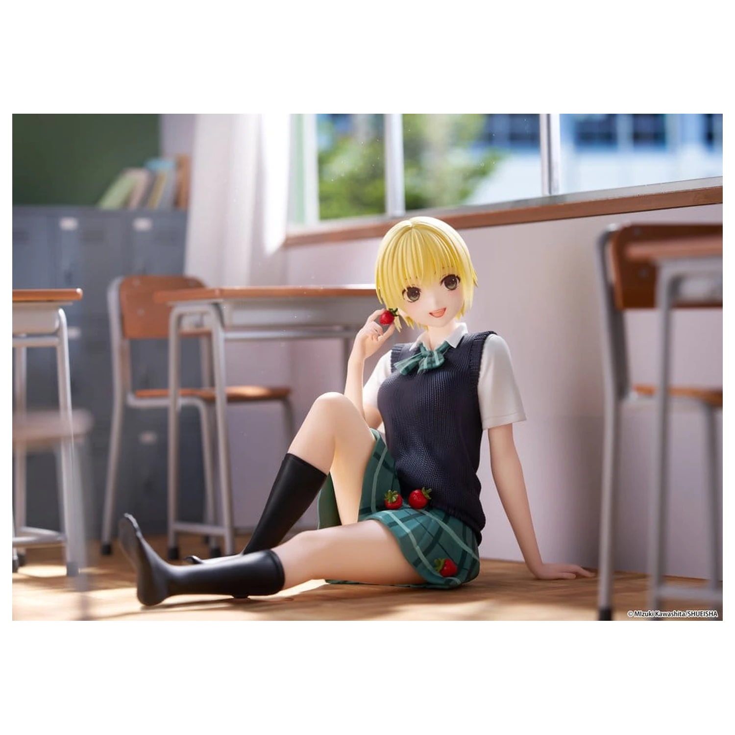 Strawberry 100% Namizna ljubka PVC figura Tsukasa Nishino (šolska uniforma Ver.) 13 cm fotografija izdelka