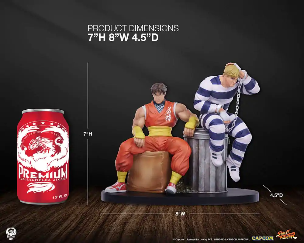 Street Fighter PVC Kip 1/10 Cody & Guy 18 cm fotografija izdelka