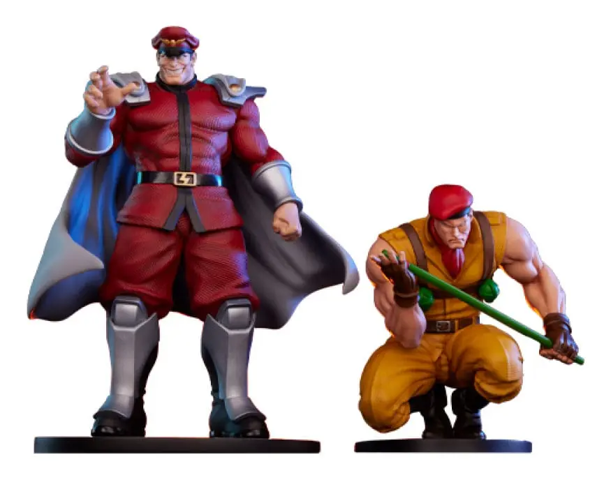 Street Fighter PVC Kipi 1/10 M. Bison & Rolento 21 cm fotografija izdelka