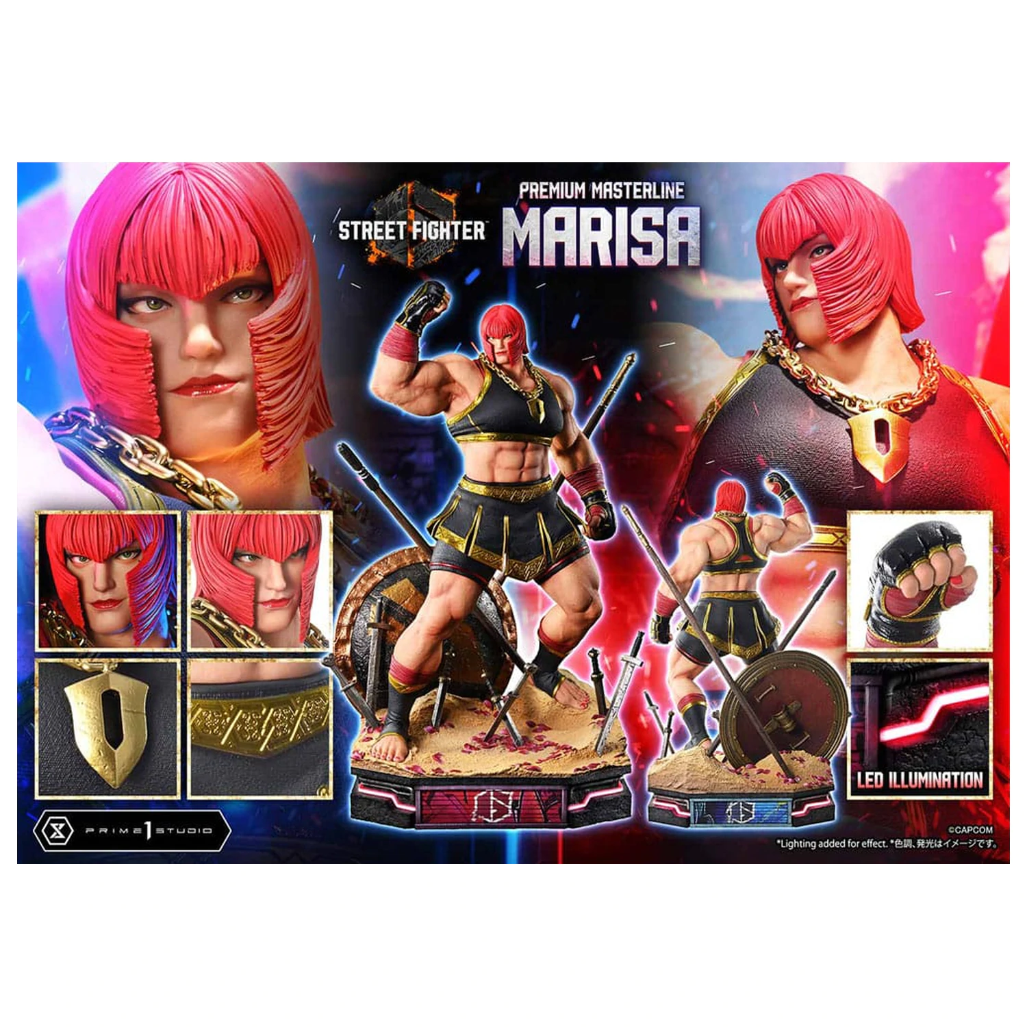 Street Fighter 6 Premium Masterline Series kip 1/4 Marisa 70 cm fotografija izdelka