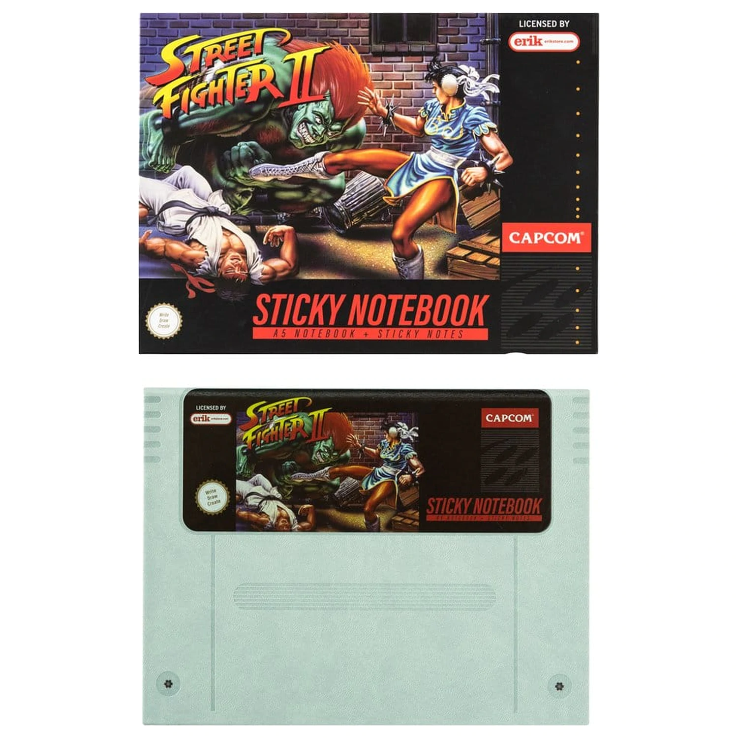 Street Fighter A5 premium blok s samolepilnimi listki fotografija izdelka