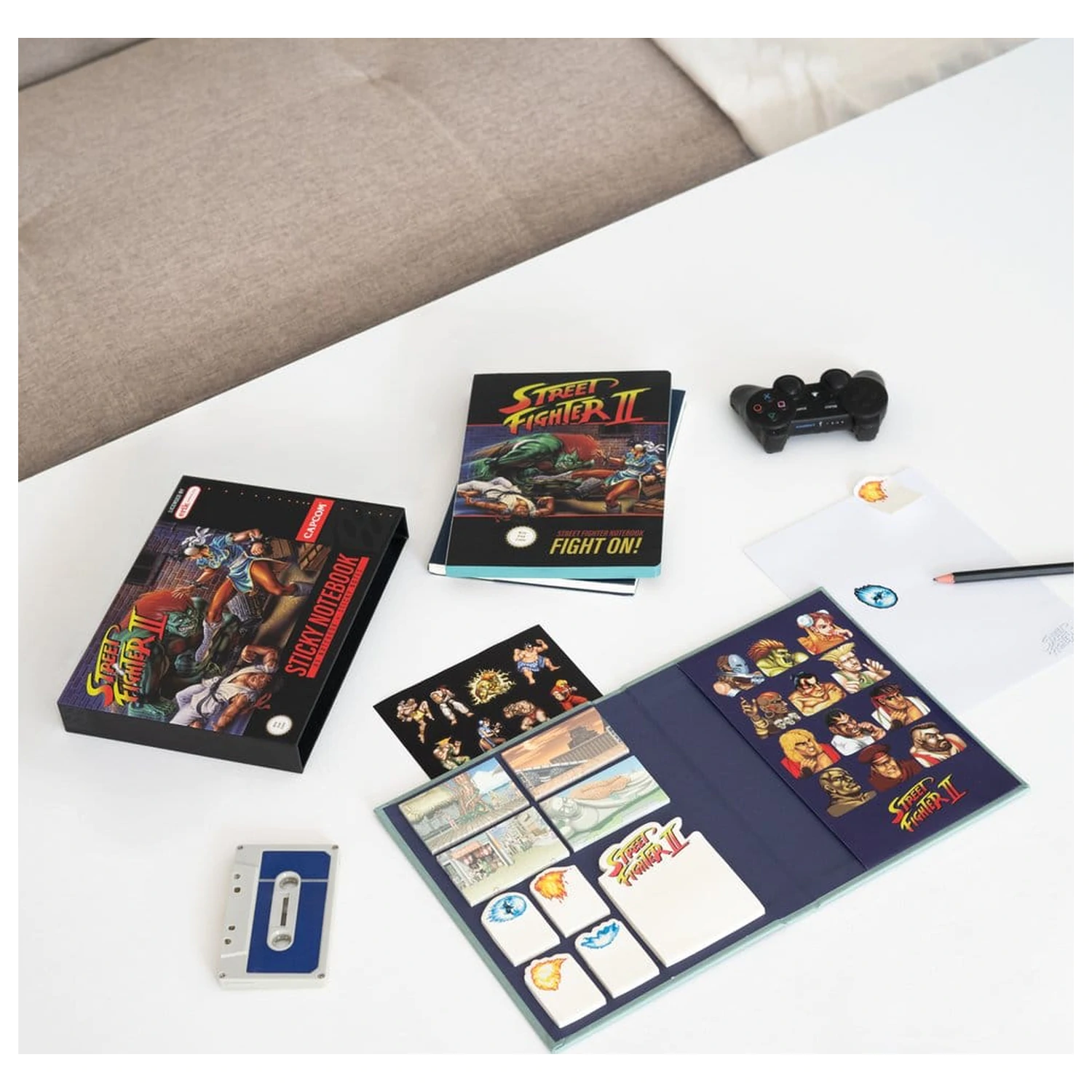 Street Fighter A5 premium blok s samolepilnimi listki fotografija izdelka