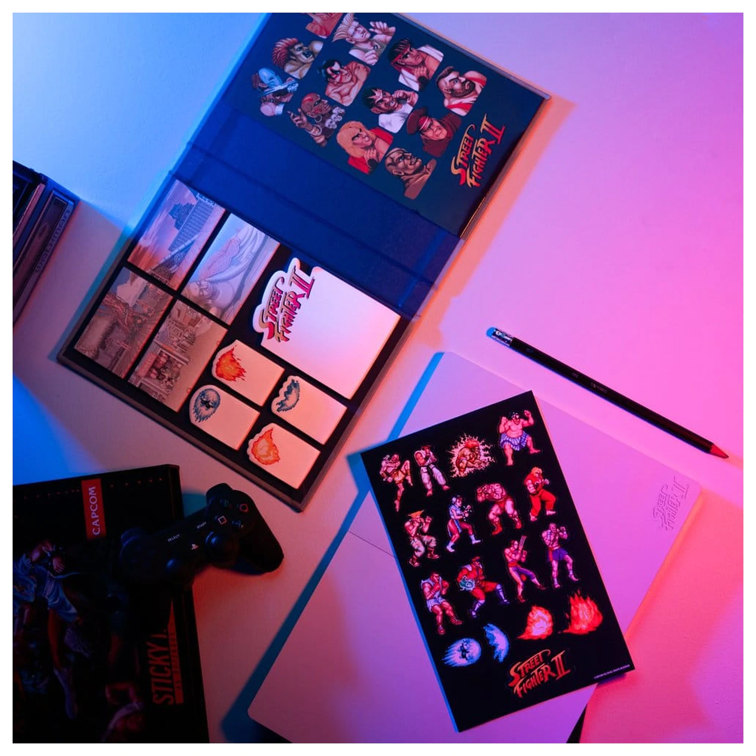 Street Fighter A5 premium blok s samolepilnimi listki fotografija izdelka