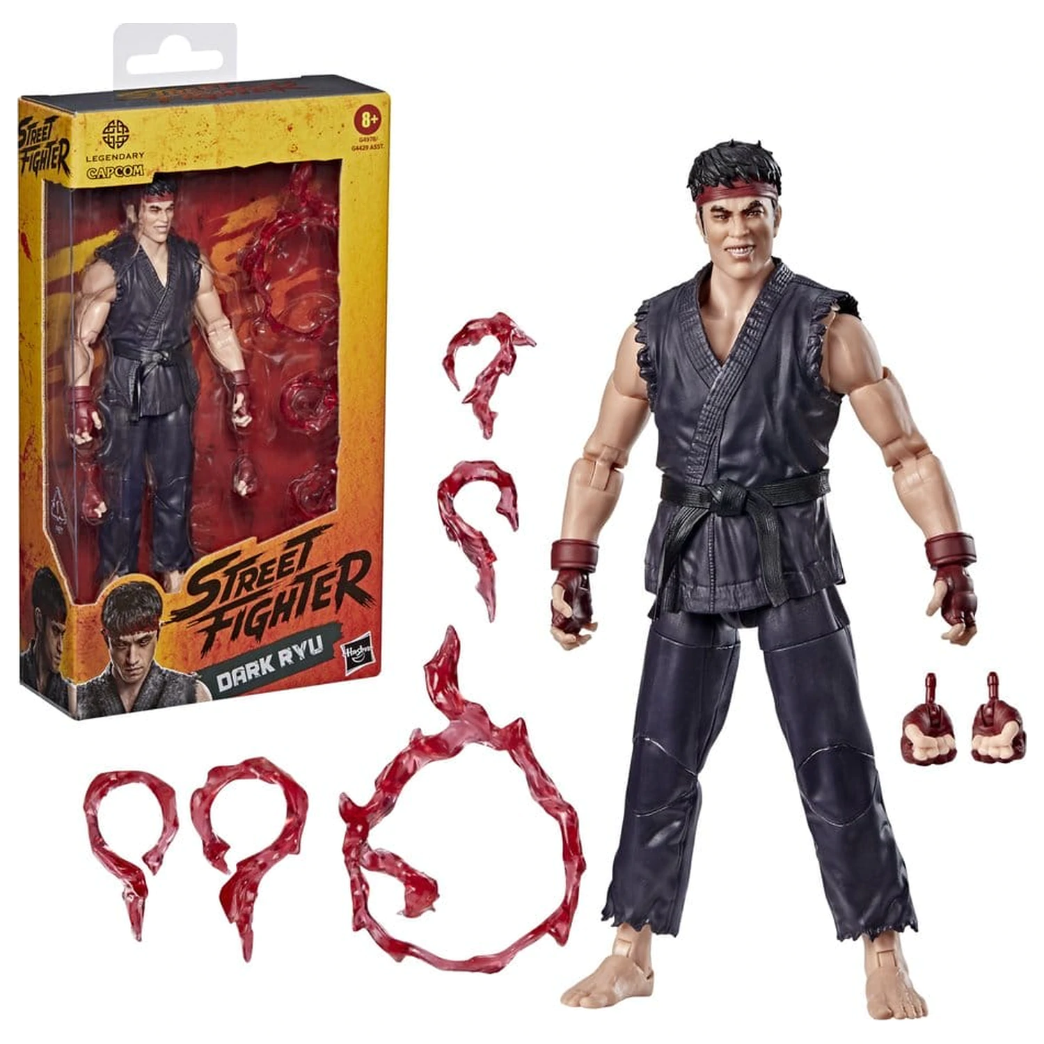 Street Fighter akcijska figura Dark Ryu 15 cm fotografija izdelka