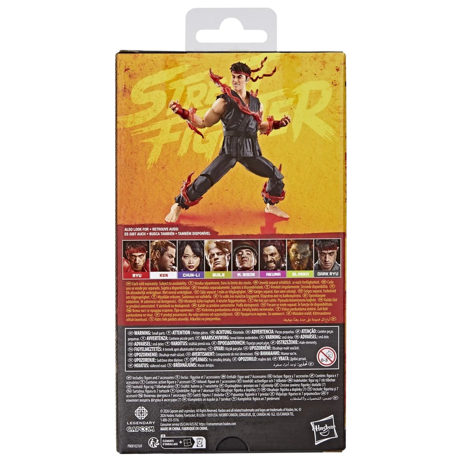 Street Fighter akcijska figura Dark Ryu 15 cm fotografija izdelka