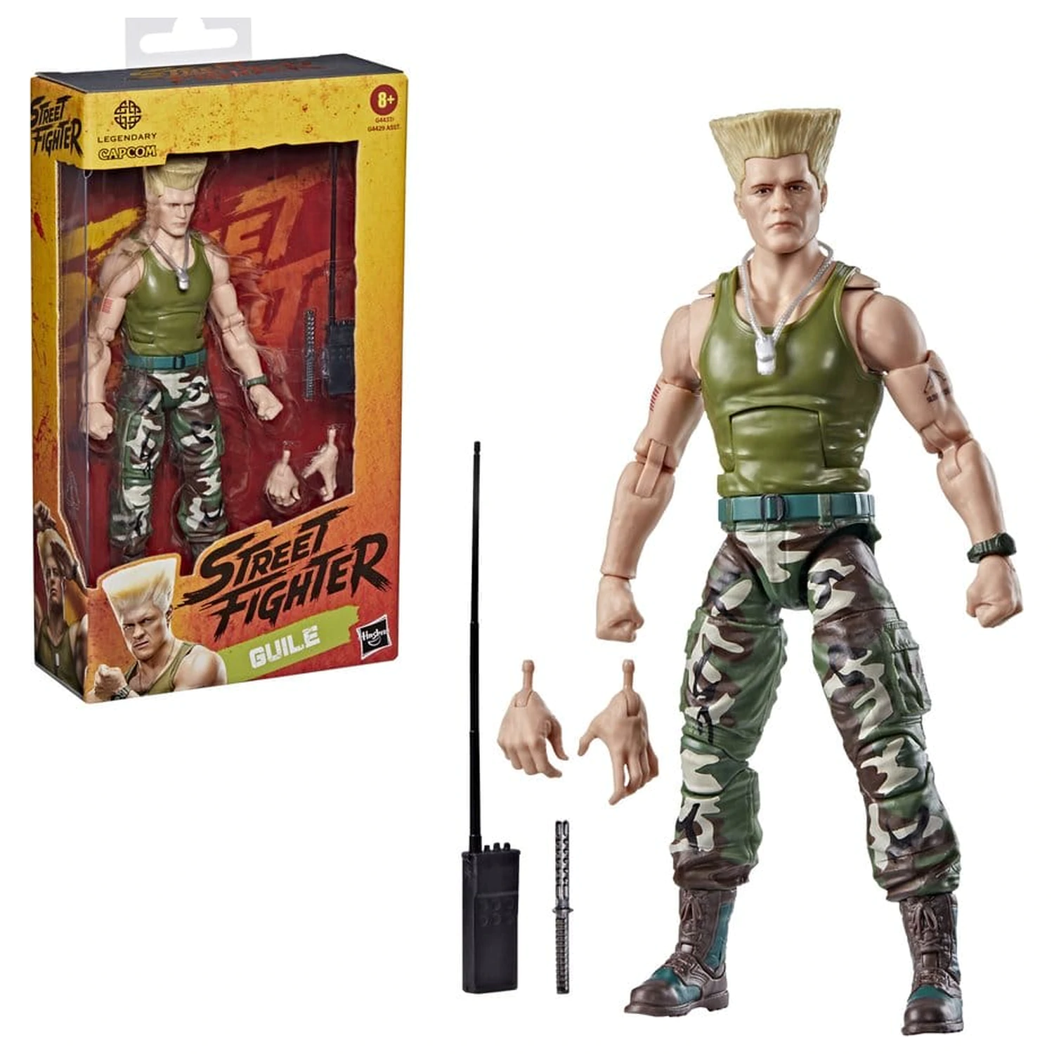 Street Fighter akcijska figura Guile 15 cm fotografija izdelka