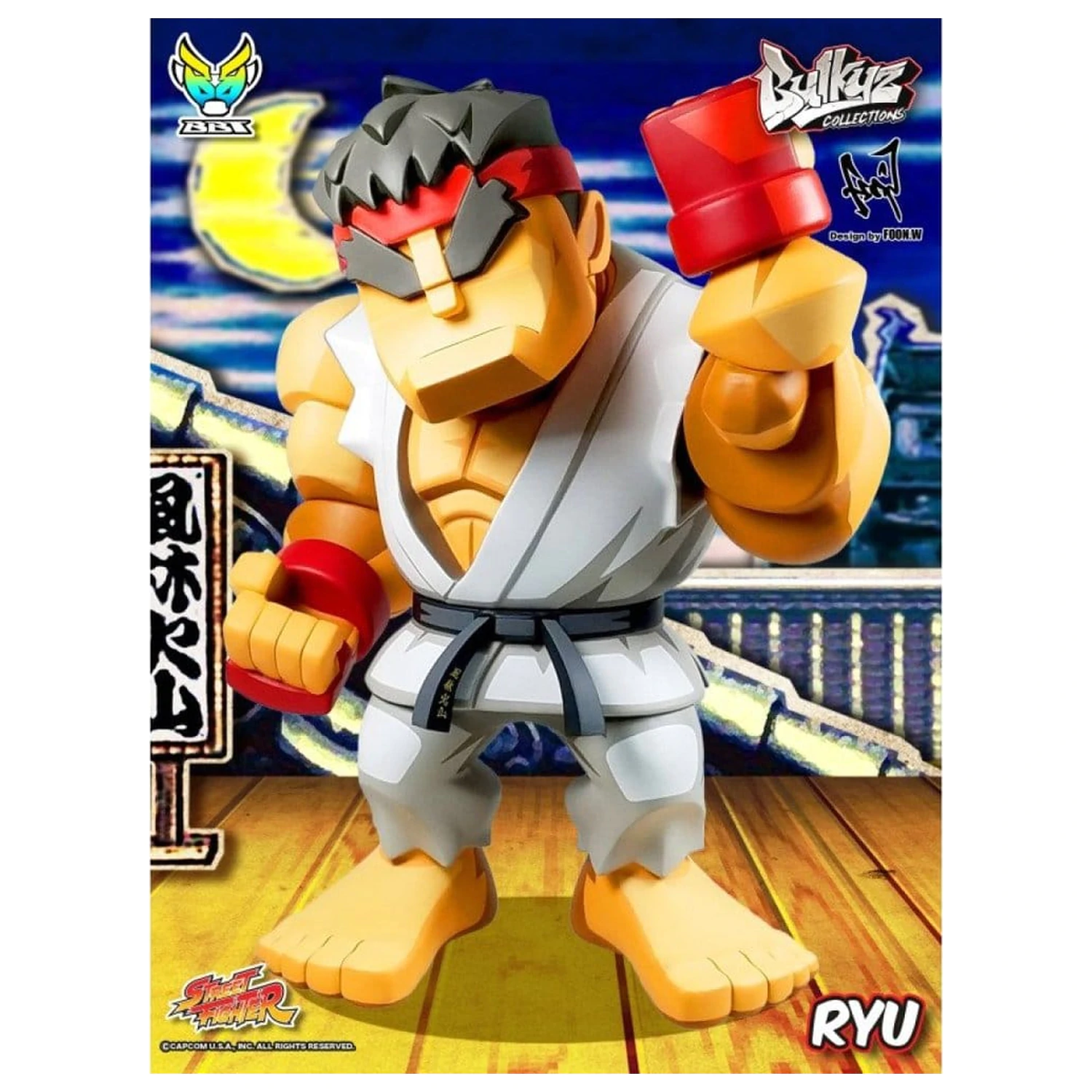 Street Fighter Bulkyz vinilna figura Ryu 30 cm fotografija izdelka