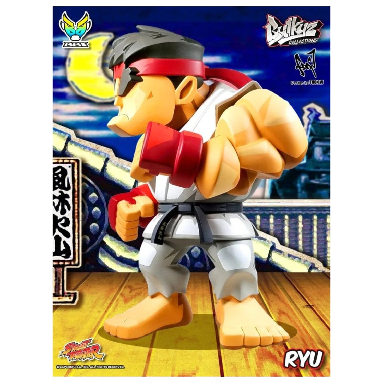 Street Fighter Bulkyz vinilna figura Ryu 30 cm fotografija izdelka