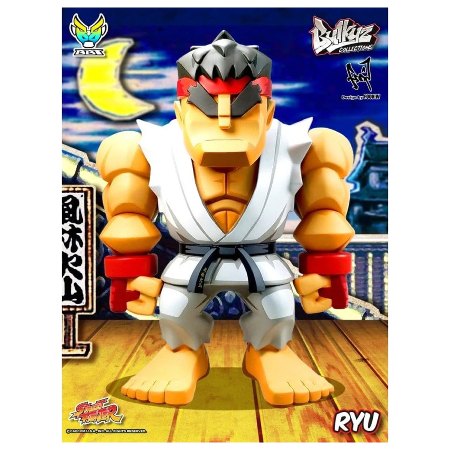 Street Fighter Bulkyz vinilna figura Ryu 30 cm fotografija izdelka