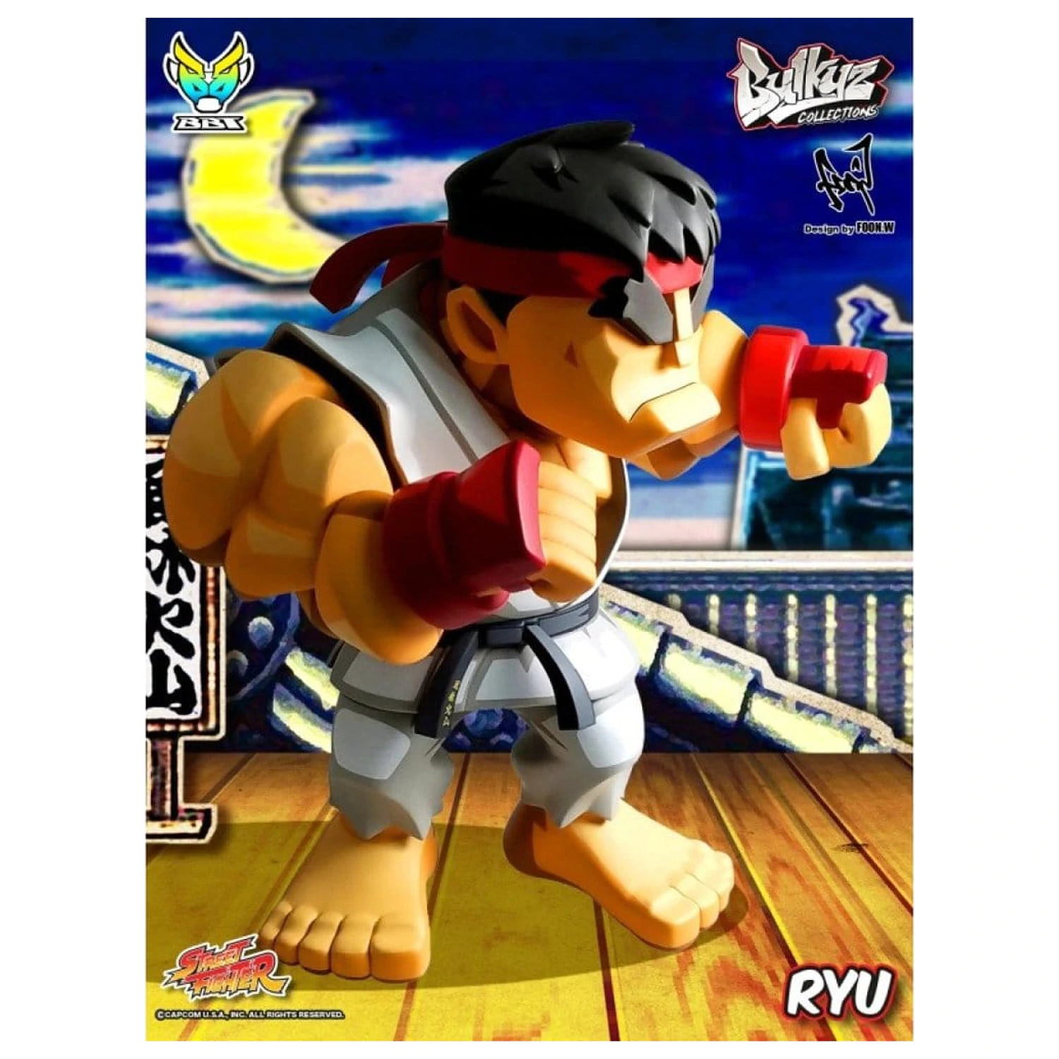 Street Fighter Bulkyz vinilna figura Ryu 30 cm fotografija izdelka