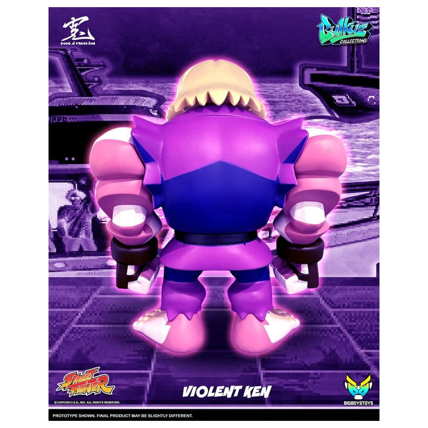 Street Fighter Bulkyz vinilna figura Violent Ken 30 cm fotografija izdelka