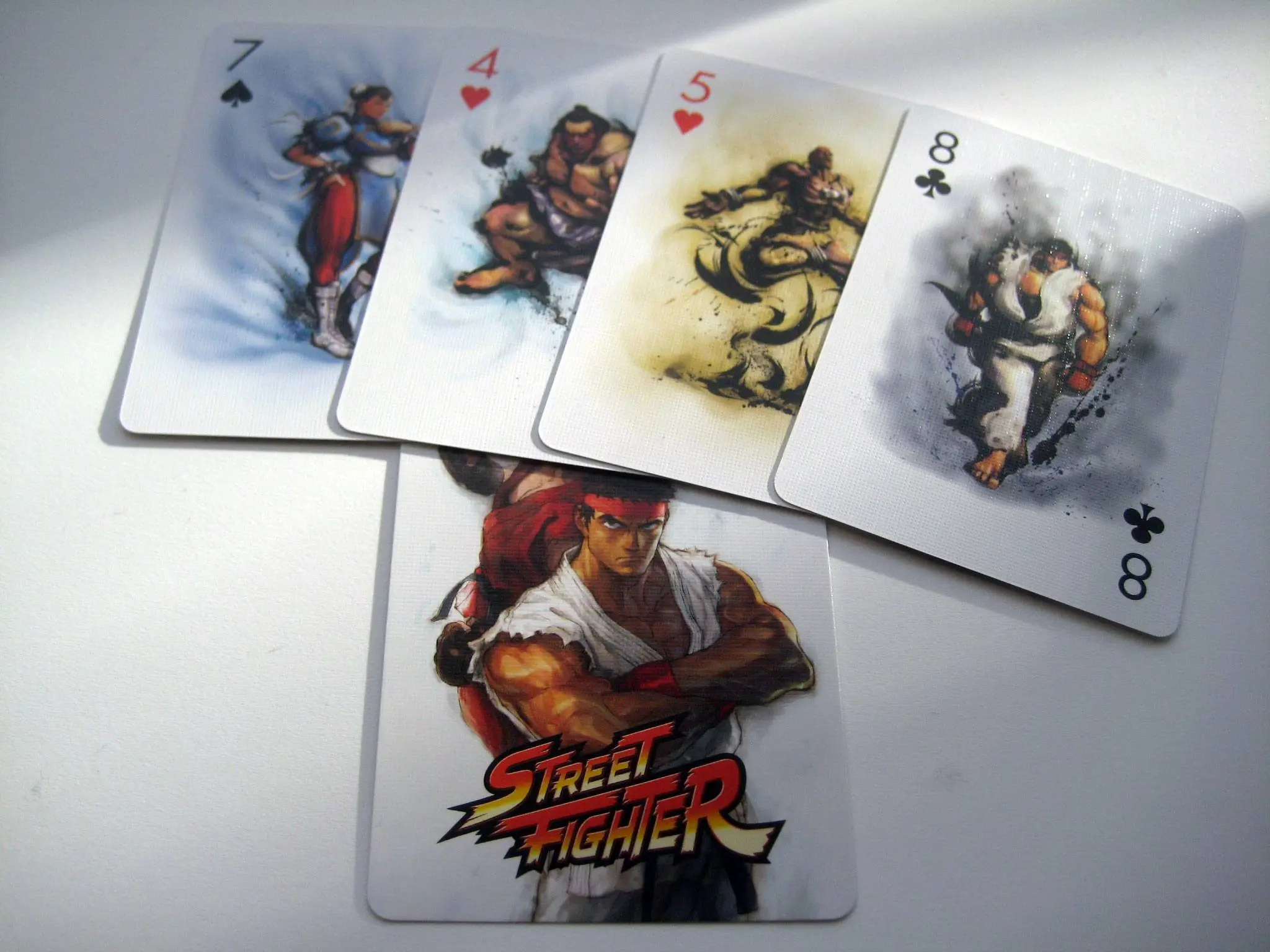 Street Fighter igralne karte Likovi fotografija izdelka