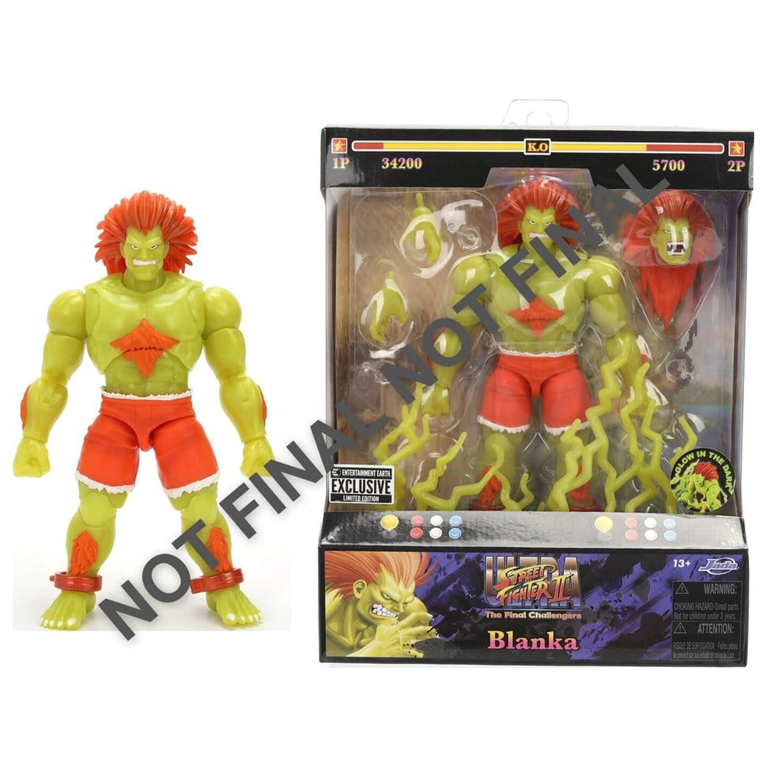 Street Fighter figura II Blanka GID 19 cm fotografija izdelka