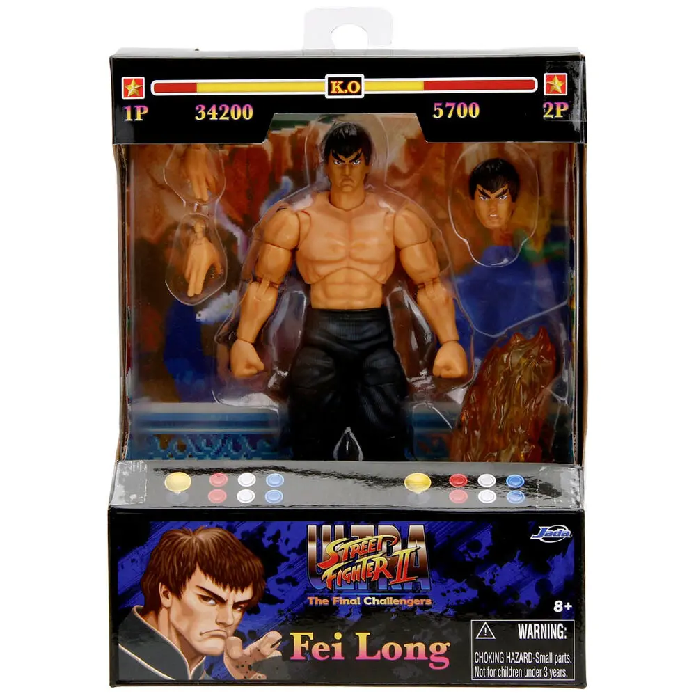 Street Fighter II Fei-Long figura 15 cm fotografija izdelka