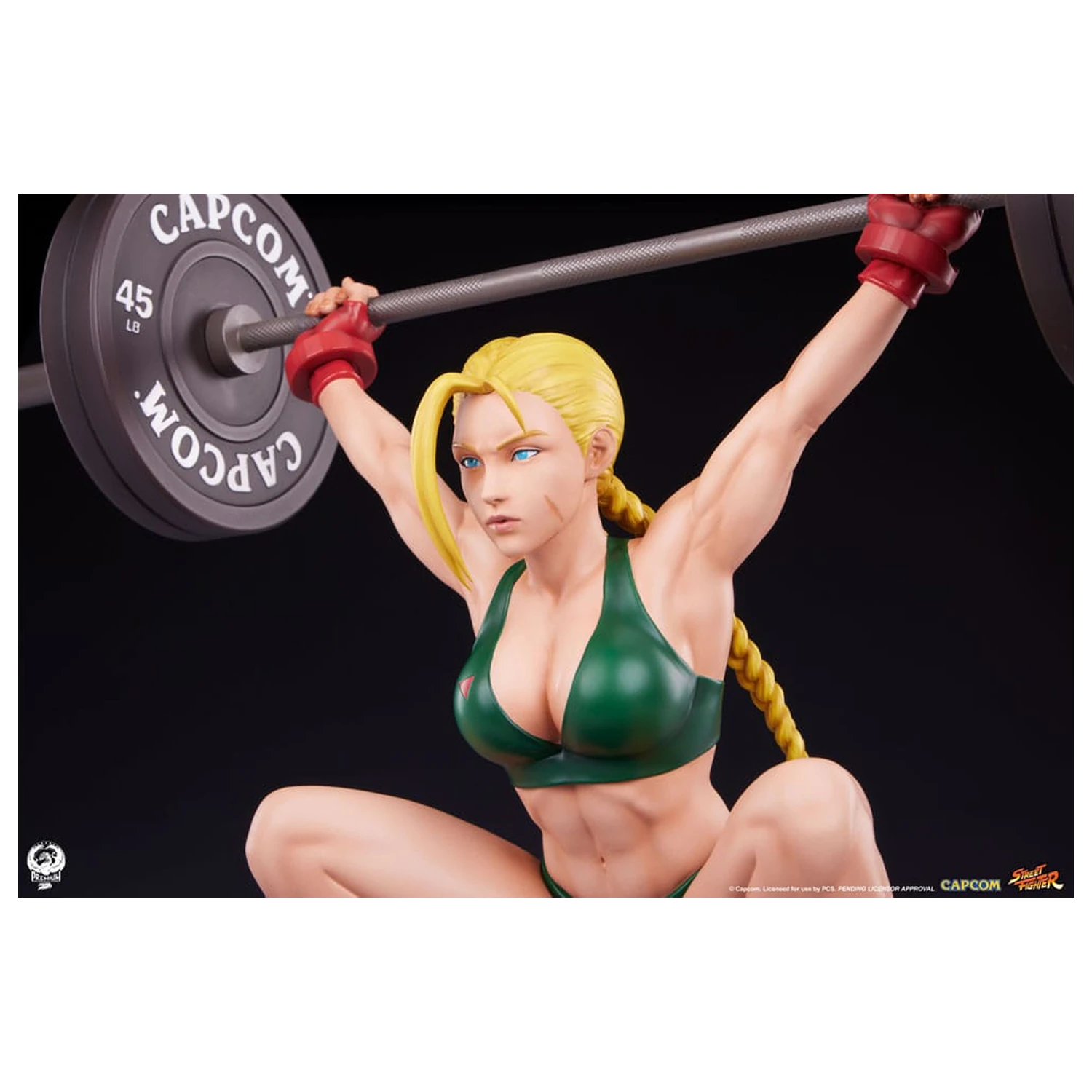 Street Fighter Premier Series kip 1/4 Cammy: Powerlifting 41 cm fotografija izdelka