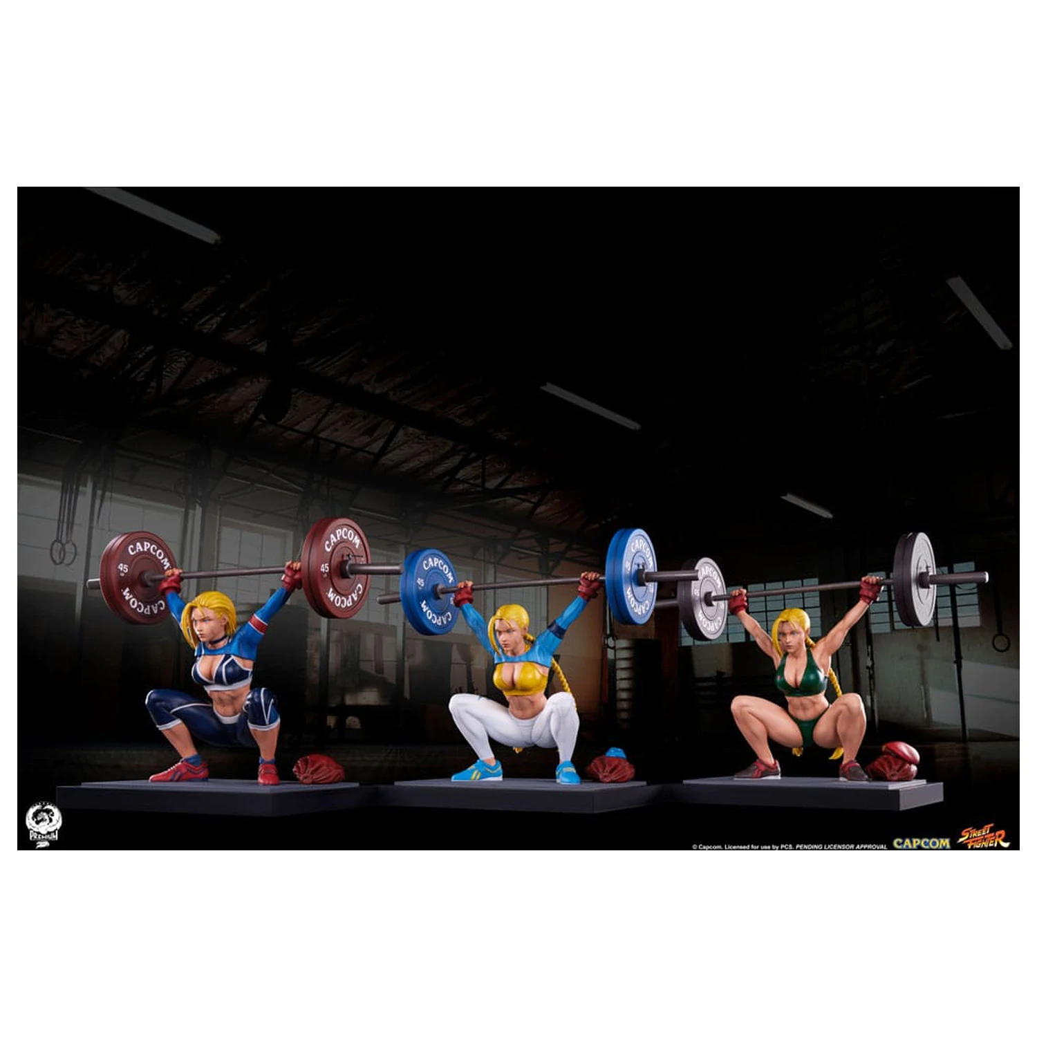 Street Fighter Premier Series kip 1/4 Cammy: Powerlifting 41 cm fotografija izdelka