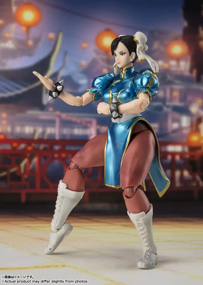 Street Fighter S.H. Figuarts Akcijska figura Chun-Li (Outfit 2) 15 cm fotografija izdelka