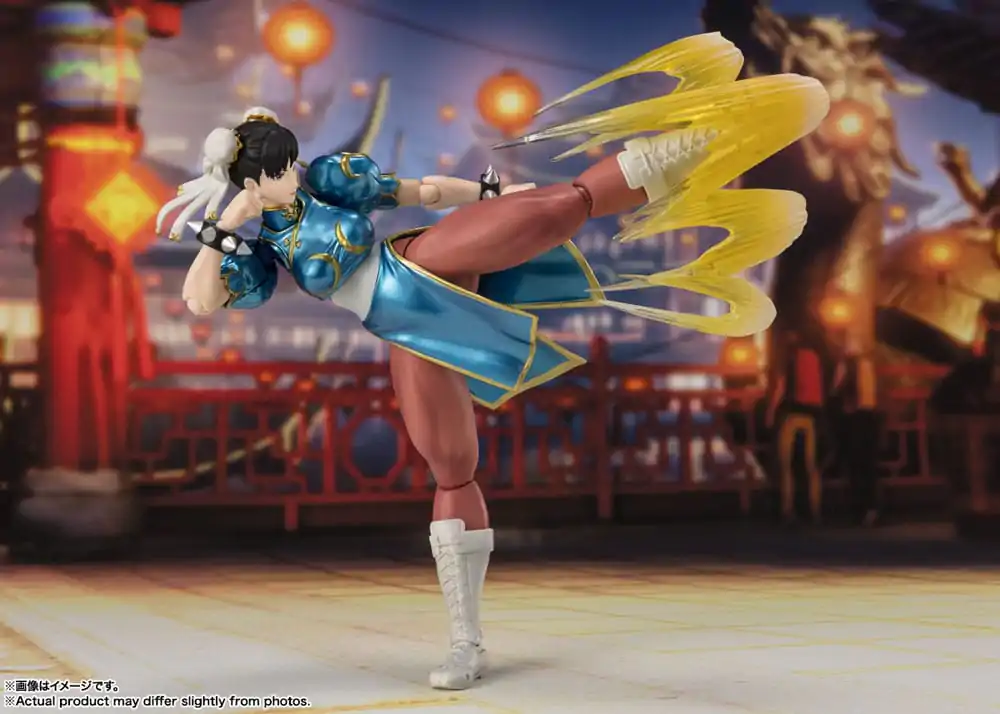 Street Fighter S.H. Figuarts Akcijska figura Chun-Li (Outfit 2) 15 cm fotografija izdelka