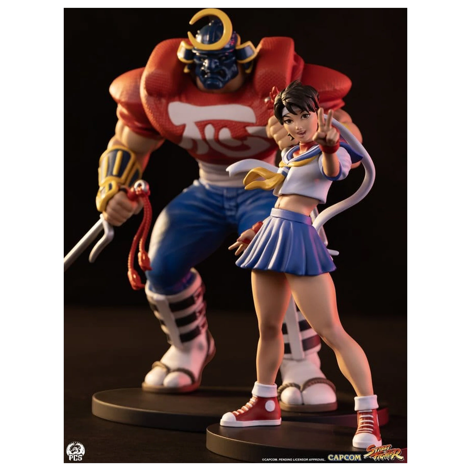 Street Fighter Street Jam Kipi 1/10 Sakura & Sodom 22 cm fotografija izdelka