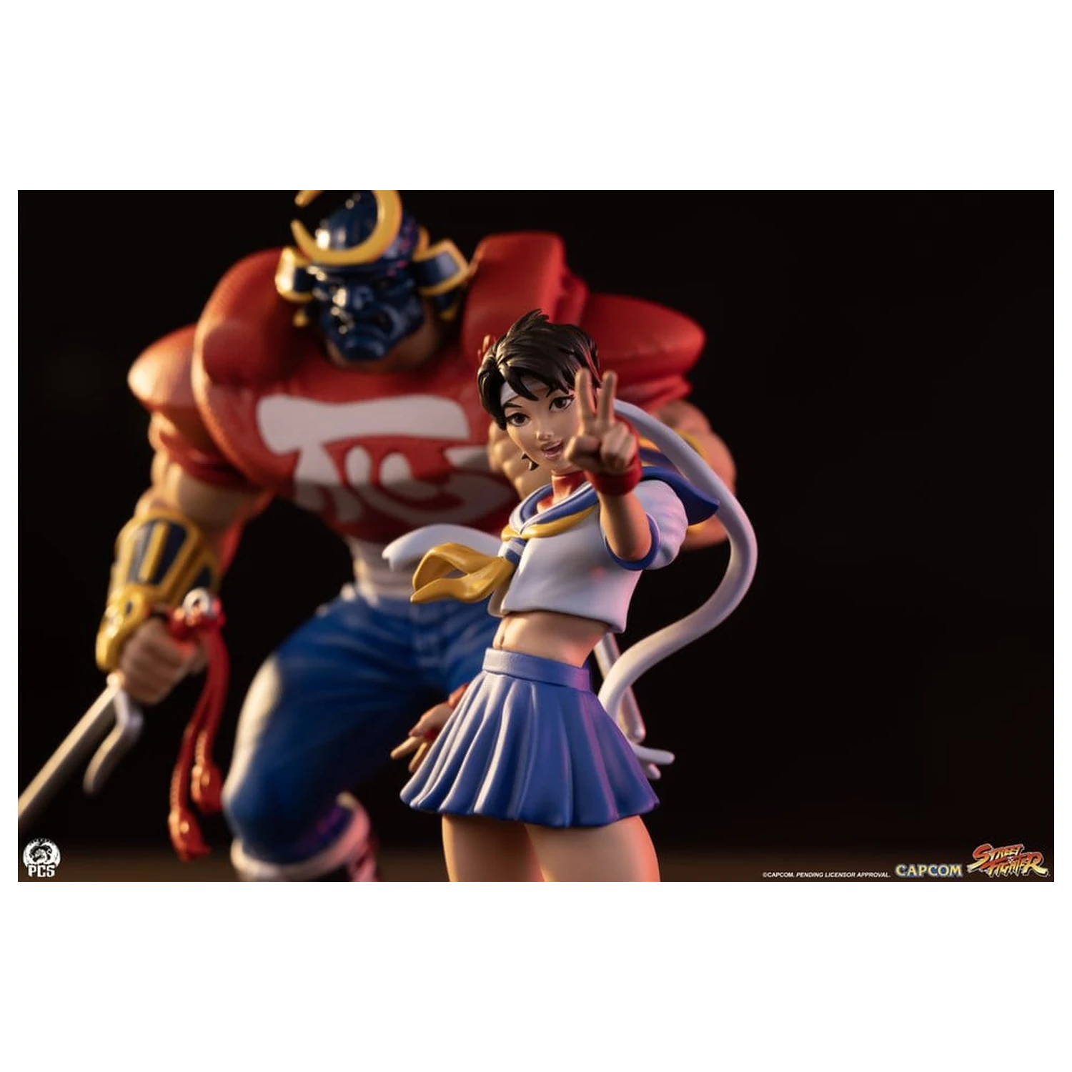 Street Fighter Street Jam Kipi 1/10 Sakura & Sodom 22 cm fotografija izdelka