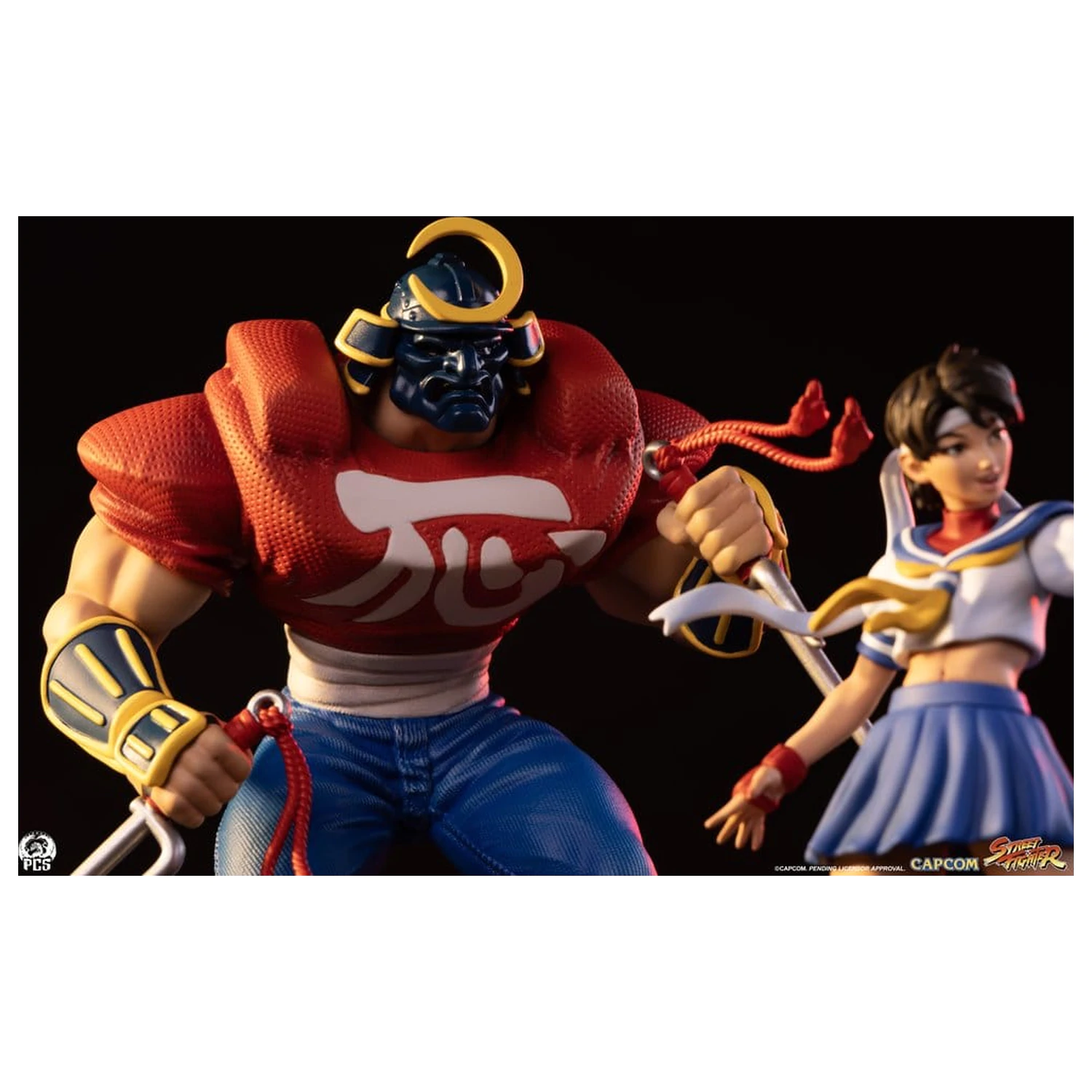 Street Fighter Street Jam Kipi 1/10 Sakura & Sodom 22 cm fotografija izdelka