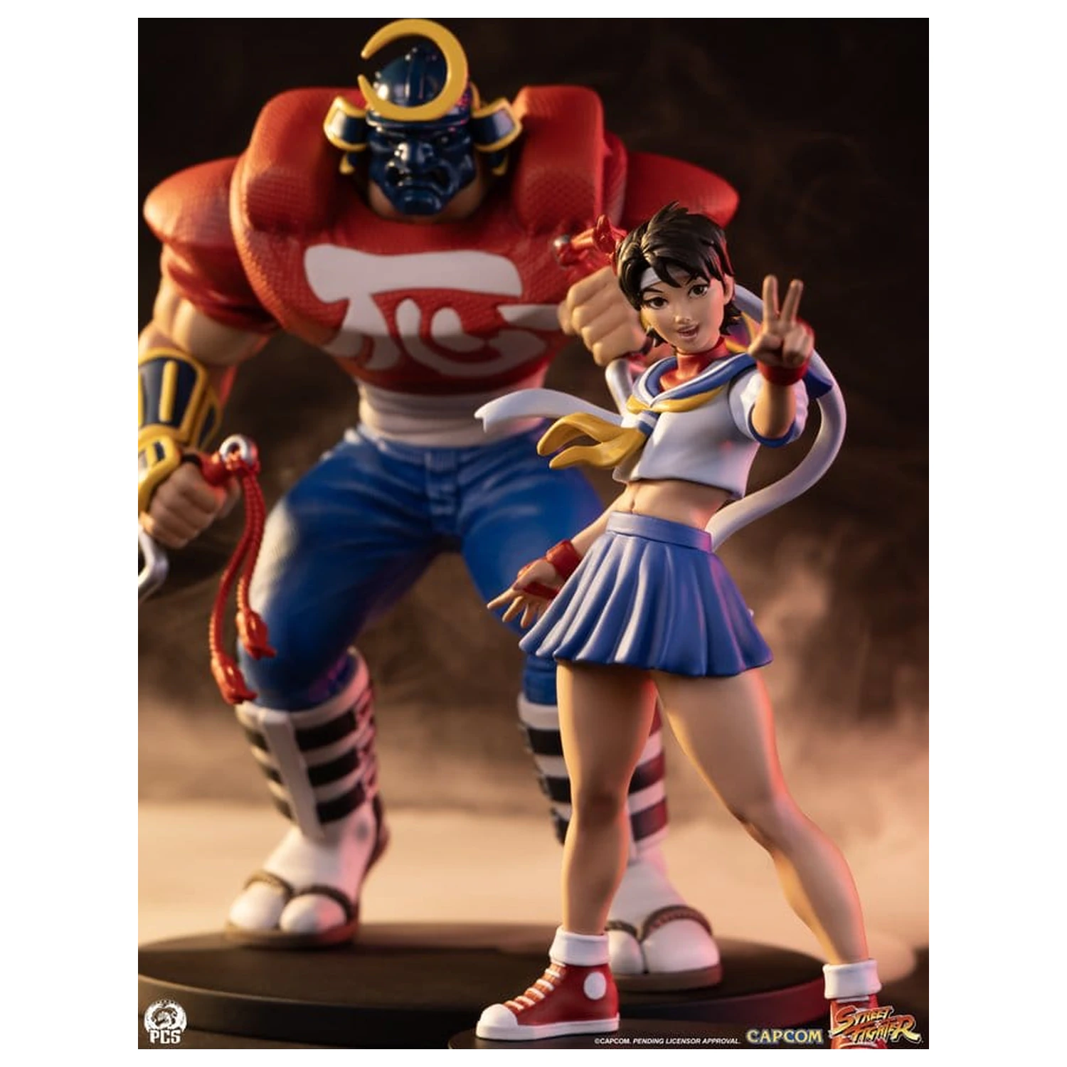 Street Fighter Street Jam Kipi 1/10 Sakura & Sodom 22 cm fotografija izdelka