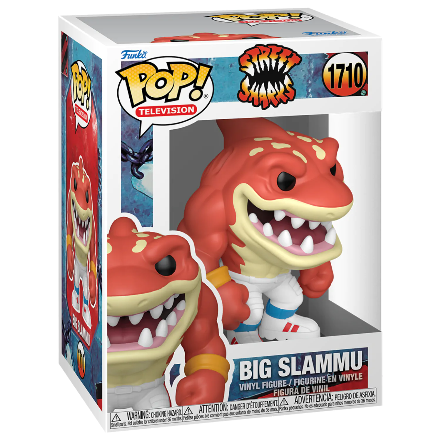 Street Sharks Funko POP! Television Vinilna Figura Big Slammu 9 cm fotografija izdelka