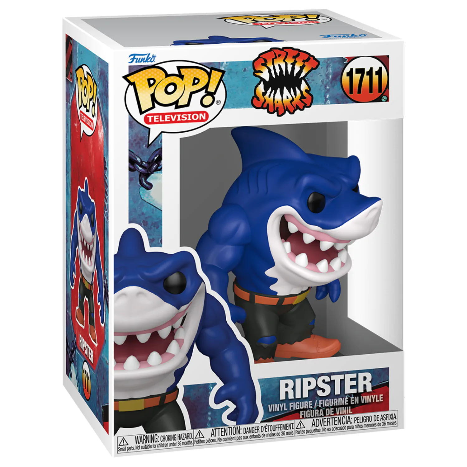 Street Sharks Funko POP! Television Vinil Figura Ripster 9 cm fotografija izdelka