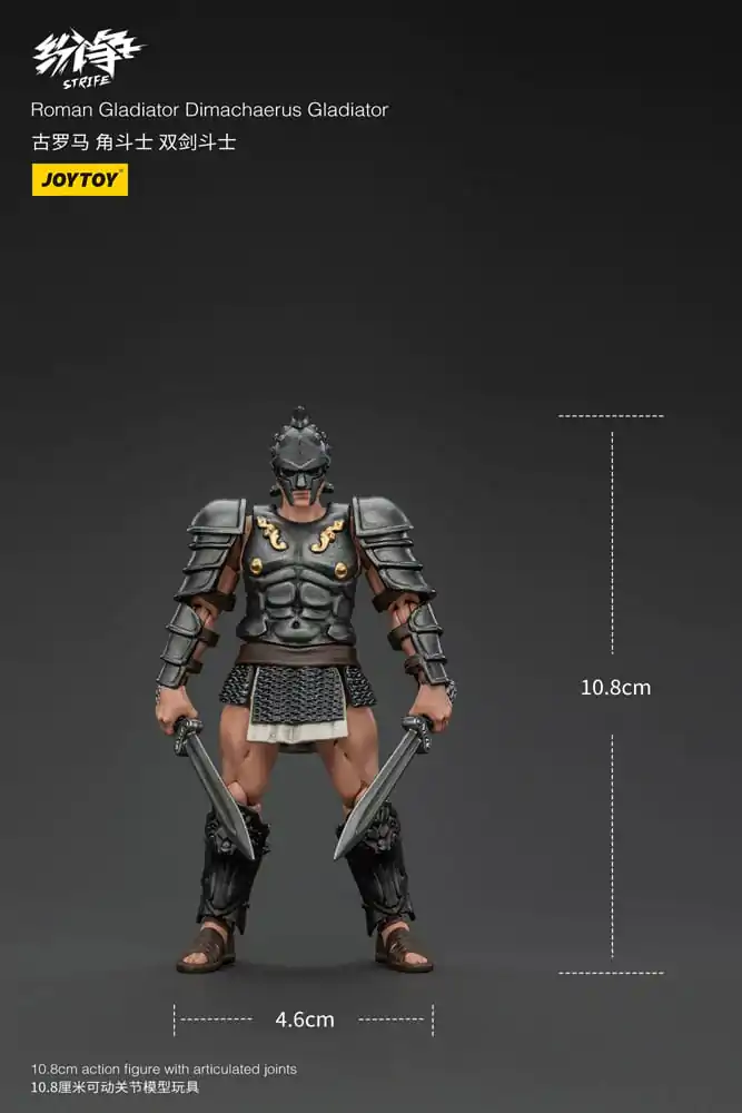 Akcijska figura Strife 1/18 Rimski gladiator Dimachaerus Gladiator 11 cm fotografija izdelka