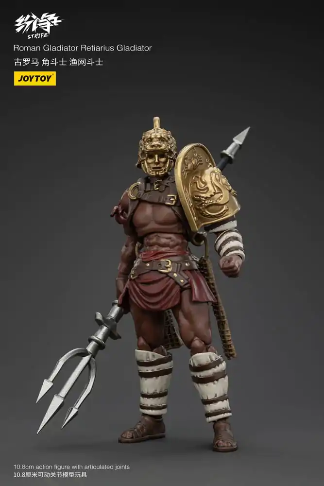 Akcijska figura Strife 1/18, rimski gladiator Retiarius Gladiator, 11 cm fotografija izdelka