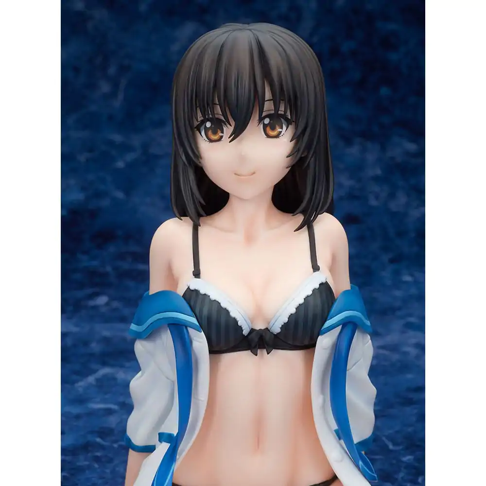 Strike the Blood Final PVC Kip 1/4 Yukina Himeragi Black Lingerie Ver. 22 cm fotografija izdelka