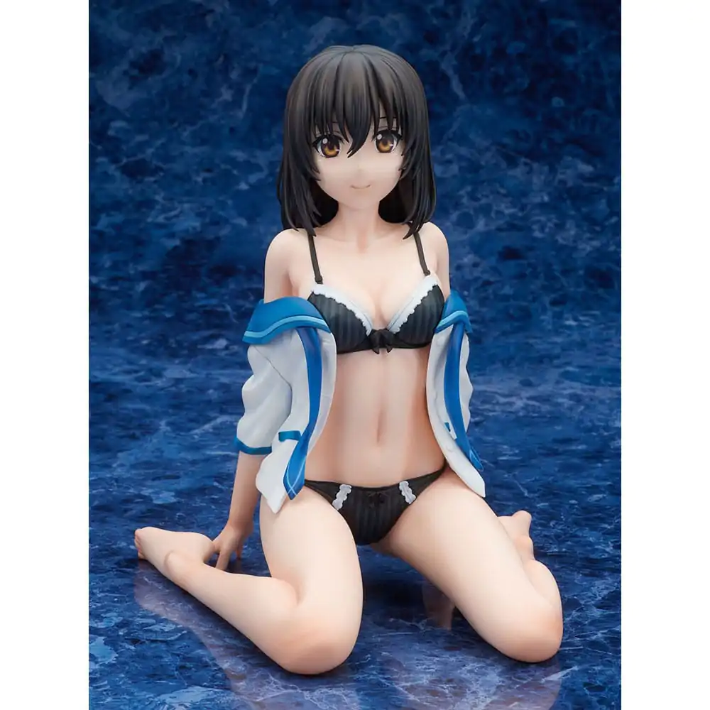 Strike the Blood Final PVC Kip 1/4 Yukina Himeragi Black Lingerie Ver. 22 cm fotografija izdelka