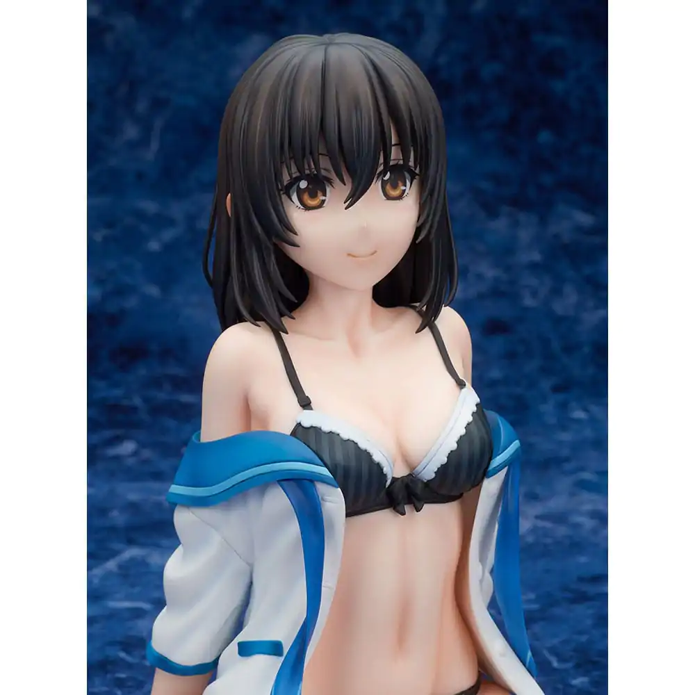 Strike the Blood Final PVC Kip 1/4 Yukina Himeragi Black Lingerie Ver. 22 cm fotografija izdelka