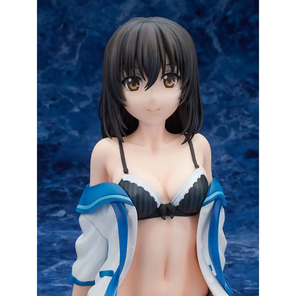 Strike the Blood Final PVC Kip 1/4 Yukina Himeragi Black Lingerie Ver. 22 cm fotografija izdelka