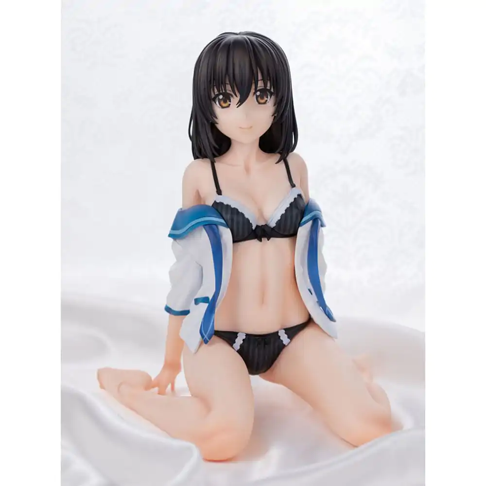 Strike the Blood Final PVC Kip 1/4 Yukina Himeragi Black Lingerie Ver. 22 cm fotografija izdelka