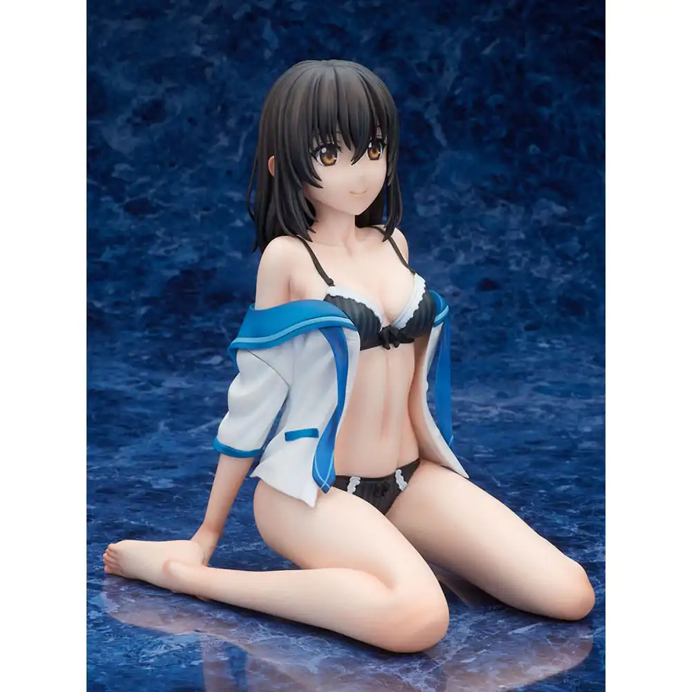 Strike the Blood Final PVC Kip 1/4 Yukina Himeragi Black Lingerie Ver. 22 cm fotografija izdelka