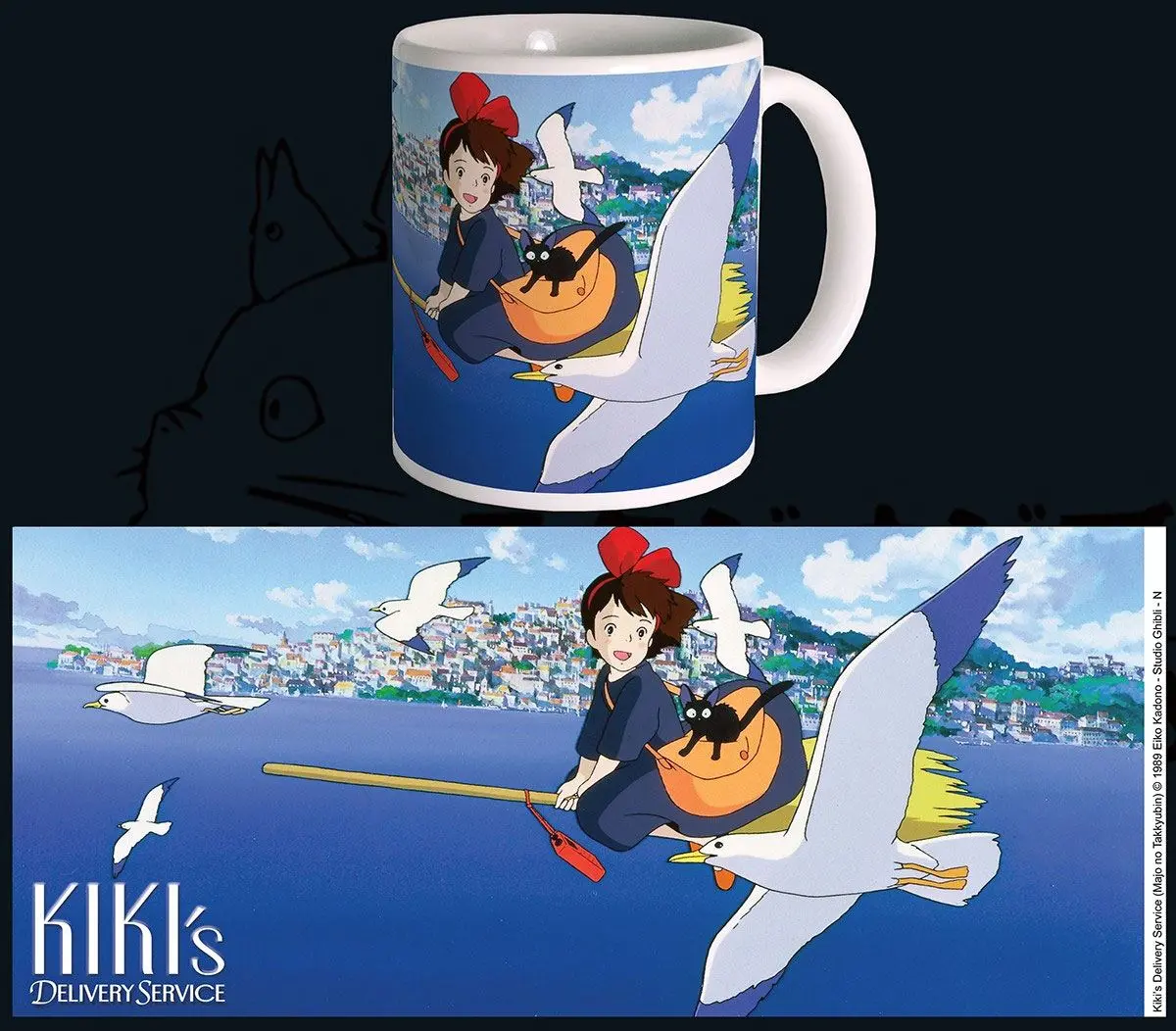 Studio Ghibli skodelica Kiki fotografija izdelka