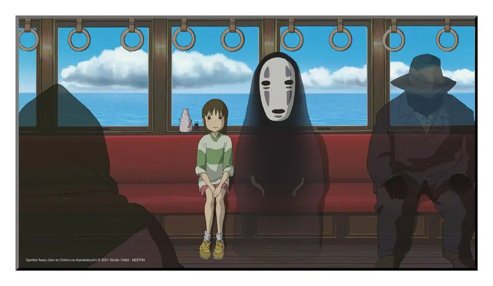 Studio Ghibli Wooden Stenska umetnost Spirited Away 37,5 x 20,5 cm fotografija izdelka